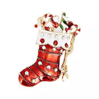 Брошь LADY PINK HAPPY NEW YEAR!