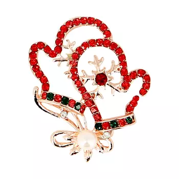 Брошь LADY PINK HAPPY NEW YEAR!