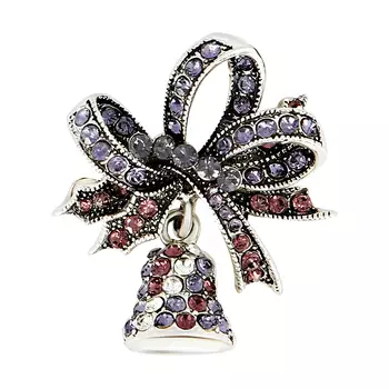 Брошь LADY PINK HAPPY NEW YEAR!