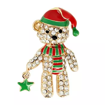 Брошь LADY PINK HAPPY NEW YEAR!