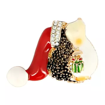 Брошь LADY PINK HAPPY NEW YEAR!