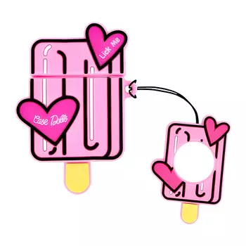 Чехол для наушников LADY PINK силиконовый универсальный