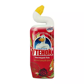 Чистящий гель ТУАЛЕТНЫЙ УТЕНОК Фруктовый бум 750 мл