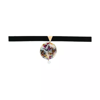 Чокер LADY PINK ABSTRACT FANTASY