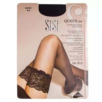 Чулки женские SISI QUEEN 20 den Nero р-р 2