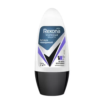 Део-ролл муж. REXONA MEN УЛЬТРАНЕВИДИМЫЙ 72ч антиперспирант 50 мл