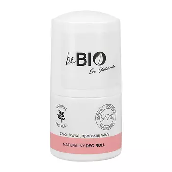 Део-ролл жен. BEBIO с семенами чиа и цветками японской вишни 50 мл