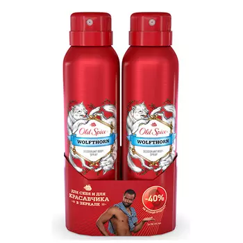 Део-спрей муж. OLD SPICE WOLFTHORN 2x150 мл