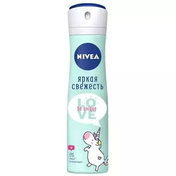 Део-спрей жен. NIVEA BE UNIQUE Яркая Свежесть антиперспирант 150 мл