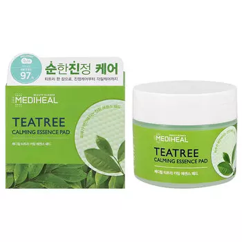 Диски для лица MEDIHEAL с экстрактом центеллы азиатской и маслом чайного дерева успокаивающие 50 шт