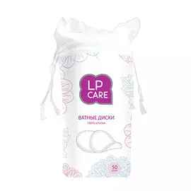 Диски ватные LP CARE двусторонние из хлопка 50 шт