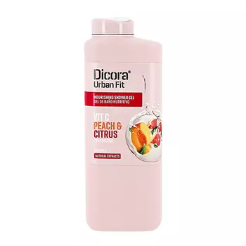 Гель для душа DICORA URBAN FIT Цитрусы и персик 400 мл
