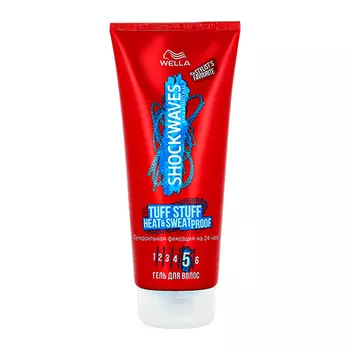 Гель для волос WELLA SHOCKWAVES Tuff stuff heat &amp; Sweat proof 200 мл