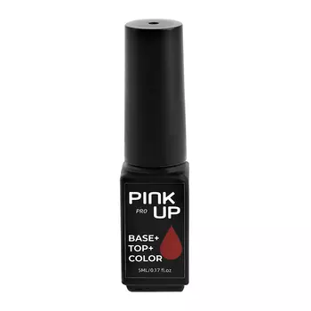 Гель-лак для ногтей PINK UP PRO база+цвет+топ тон 06 5 мл