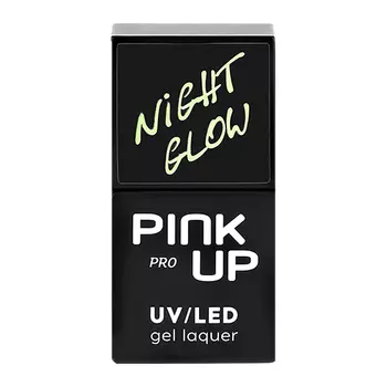 Гель-лак для ногтей UV/LED PINK UP PRO NIGHT GLOW тон 01 10 мл