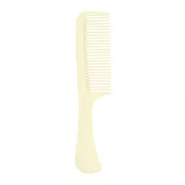 Гребень для волос с ручкой LADY PINK с частой щетиной, травяной цвет