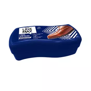 Губка для обуви UNIMAX для гладкой кожи бесцветная