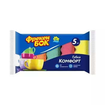 Губка хозяйственная ФРЕКЕН БОК Комфорт 5 шт