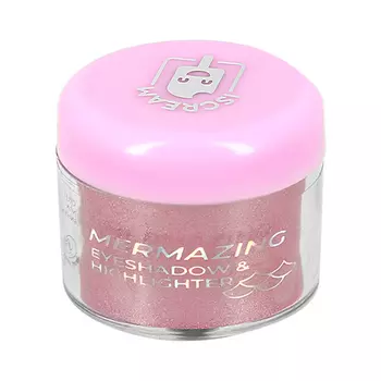 Хайлайтер-тени для век ISCREAM MERMAZING сухой 2 в 1 тон 01 miracle