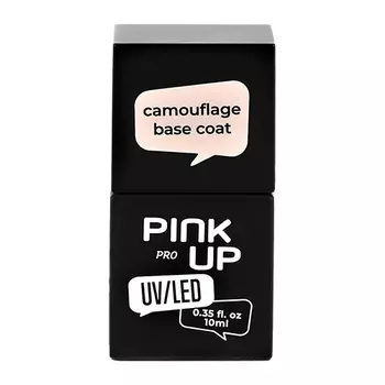 Камуфлирующая база для ногтей UV/LED PINK UP PRO camouflage base coat тон 04 10 мл