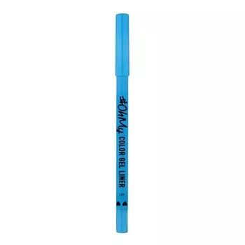 Карандаш для глаз LAMEL PROFESSIONAL OH MY COLOR GEL EYE LINER стойкий гелевый тон 401
