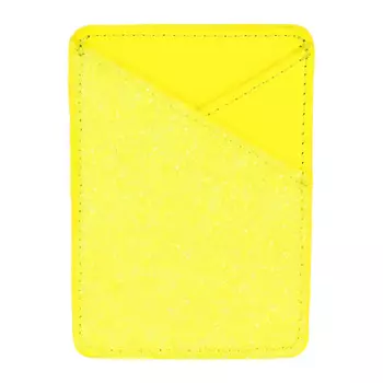 Кардхолдер LADY PINK глиттерный желтый