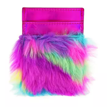 Кардхолдер LADY PINK с розовым мехом