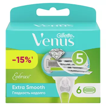 Кассеты для станка GILLETTE VENUS EMBRACE 6 шт