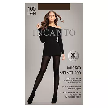 Колготки женские INCANTO MICRO VELVET 100 den тон Moka р-р 4