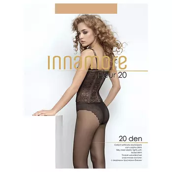 Колготки женские INNAMORE FLEUR 20 den тон Miele р-р 4