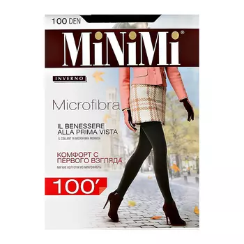 Колготки женские MINIMI MICROFIBRA 100 den Nero р-р 4