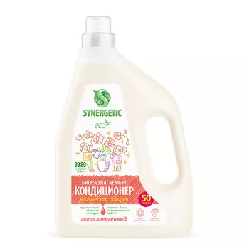 Кондиционер-ополаскиватель для белья SYNERGETIC Магическая орхидея 1,5 л