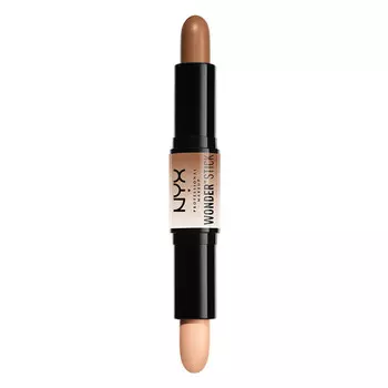 Консилер для лица NYX PROFESSIONAL MAKEUP WONDER STICK тон 02 Medium для контурирования двусторонний