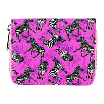 Кошелек LADY PINK маленький с зебрами