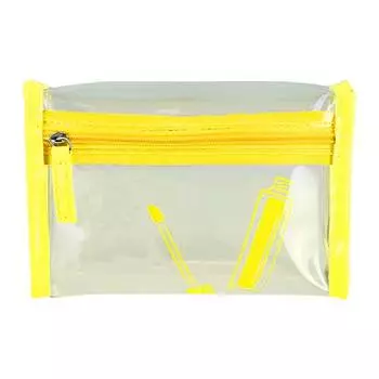 Косметичк для путешествий LADY PINK малая желтая