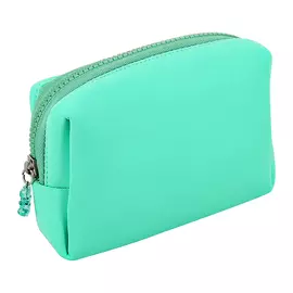 Косметичка из неопрена LADY PINK с мишкой, мятная
