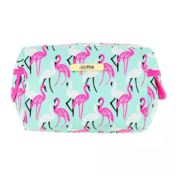 Косметичка квадратная LADY PINK MUST HAVE LIMITED Flamingo