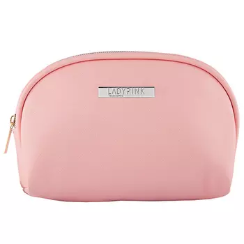 Косметичка LADY PINK BASIC must have овальная розовая