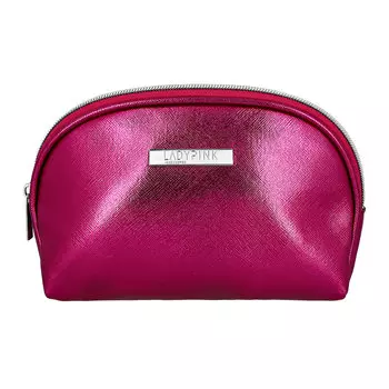 Косметичка LADY PINK LIMITED COLOR must have овальная цвет малиновый металлик