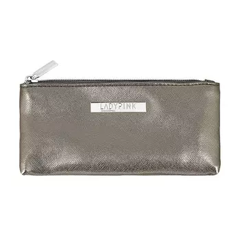 Косметичка LADY PINK LIMITED COLOR must have плоская цвет бронзовый металлик