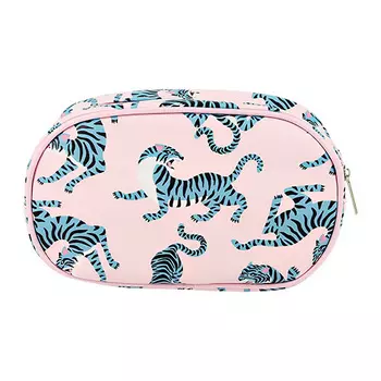 Косметичка LADY PINK овальная розовая