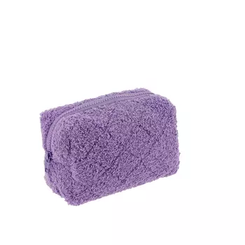 Косметичка LADY PINK плюшевая фиолетовая