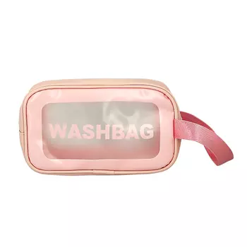 Косметичка LADY PINK прозрачная розовая