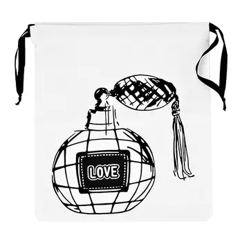 Косметичка-мешочек LADY PINK ECO холщовая из 100% хлопка