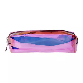 Косметичка-пенал LADY PINK голографическая