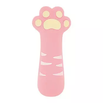 Косметичка-пенал LADY PINK силиконовая в форме лапы розовая