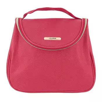 Косметичка-сундучок LADY PINK must have коралловая