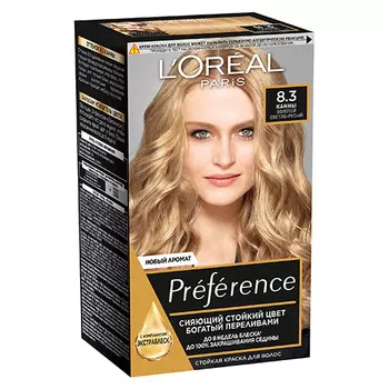 Краска для волос LOREAL PREFERENCE тон 8.3 Канны