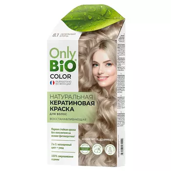 Краска для волос ONLY BIO COLOR Кератиновая Пепельный блонд 50 мл