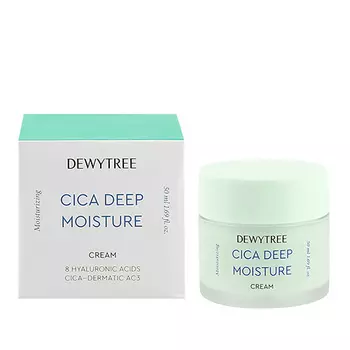 Крем для лица DEWYTREE с экстрактом центеллы азиатской увлажняющий и успокаивающий 50 мл